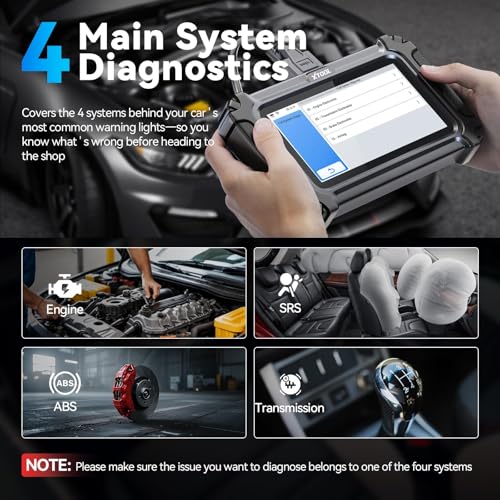 XTOOL D5S OBD2 Scanner, 16 Resets, Car Scanner for Engine ABS SRS Transmission, Crank Sensor Relearn, Throttle Relearn, EPB, Code Reader for Cars and Trucks, CAN FD&FCA Scan Tool, Lifetime Free Update