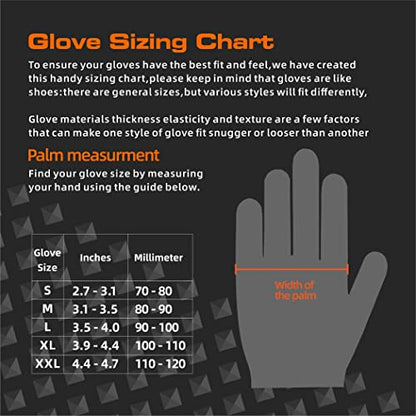 TREEGO 10 Mil Heavy Duty Black Nitrile Mechanic Gloves, 50 Count XL | Diamond Grip, Latex & Powder Free for Heavy Equipment Service, Truck Repair & Industrial Maintenance - color: Black 50, size: X-Large