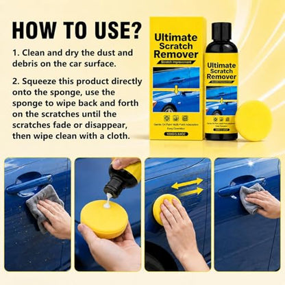 Scratch Remover, Scratch Car Scratch Remover Kit, Quick Repair Scratches and Restore Shine, All Paint Colors Polishing Kit