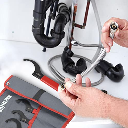 Universal Spanner Wrench Set 6Pcs Steel Adjustable Shock Wrench Coilover Spanner Motorcycle Coil Over Shock Adjustment Tool - size: 6 Pcs