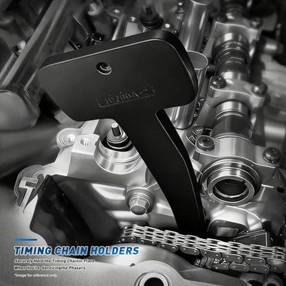 DNA Motoring 3.6 Pentastar Timing Tool Kit Compatible with Chrysler Jeep Ram Dodge Grand Cherokee Wrangler, 3.6L Engine Phaser Timing Chain Lock Tool Kit, 10200A-1, 10202A-2, 10369A, TOOLS-00823