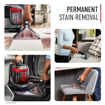 Hoover ONEPWR CleanSlate Cordless Portable Carpet + Upholstery Spot Cleaner | Powerful Suction, Versatile Tools, Car and Auto Detailer, Pair with Hoover Spot & Upholstery Cleaner Solution - style: CleanSlate Cordless
