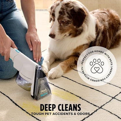 Shark CarpetXpert | Upright Carpet, Area Rug & Upholstery Cleaner | Carpet Shampooer with StainStriker Handheld Tough Stain Eliminator | Removes Tough Stains & Odors | 3 Cleaning Tools | White | EX201 - style: CarpetXpert + StainStriker