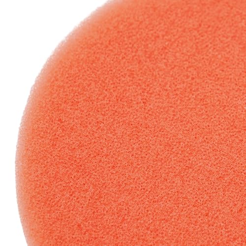 3 Inch Sponge Polishing Pad Set, 10 Pack for Orange Foam Buffing Pads 75mm x 25mm for Car Wax Sealant Shine, Smooth Surface Compatible with Polisher Tools