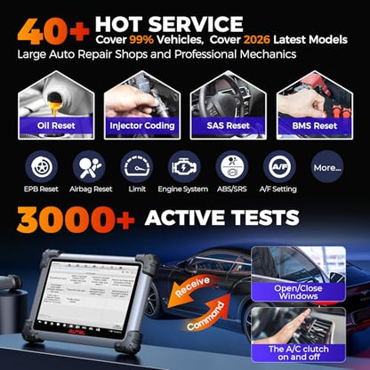 Autel MaxiSys Elite II PRO w/MV108S Scanner, 2-Year Free Update ($2590) | 2026 Elite 2 Pro w/ J2534 Programming & Coding as Ultra MS909 Up of MS908S PRO II MK908P, Motor TruSpeed, 3K+ Test, 45+ Reset