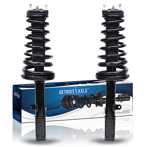 Detroit Axle - 2 Rear Struts for 2002 2003 Toyota Camry Lexus ES300 Complete Struts with Coil Spring Replacement Quick Install Ready Strut Shock Assembly - size: 171492_171493/PAIR