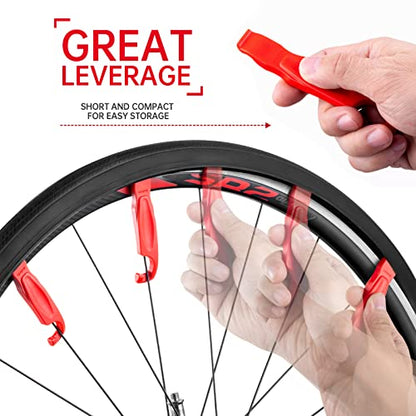 Bicycle Tire Levers - Ultra Strong Tire Removal Tool for Road or Mountain Bike Tires - color: 3 Pack