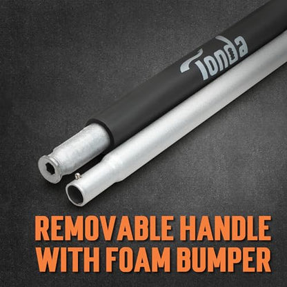 TONDA Floor Jack, 3 Ton Aluminum and Steel Low Profile Hydraulic Car Jack with Dual Pump System, Rapid Lift, Orange - color: 3T Orange
