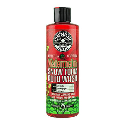 Chemical Guys, Watermelon Snow Foam Car Wash Soap for Foam Cannons, 16 oz - size: 16 Fl Oz (Pack of 1), style: SOAP