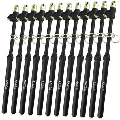UHARBOUR Dual Head Tire Pressure Gauge 10-150PSI, 12 Pcs Heavy Duty Semi Truck Tire Pressure Gauge 1-10 Bar, Air Pressure Gauge for Tires Extended Tube for Semi Truck, RV, Car, Motorcycle