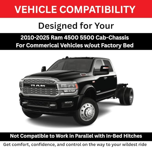 TrendsAuto Firestone Airide Ride-Rite Rear Air Springs Kit & Air Command Standard Compressor with Single Wireless App and Remote fits 2010-2026 Ram 4500 5500 Cab-Chassis | TrendsAuto Decal - size: Single Path