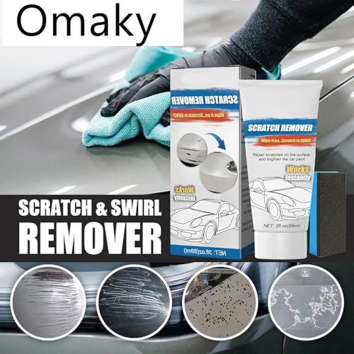 Nano Sparkle Cloth Car Scratch Remover with Scratch Repair Paste,Upgraded Nano Sparkle Cloth for Cars Scratches,Miracle Nano Cleaning Cloth Scratch Remover for Deep Scratch Repair on Car Paint