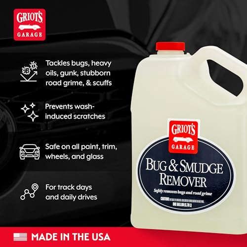 Griot's Garage Smudge Remover, Car Cleaning Spray for Spot Removal, Works on All Exterior Surfaces, Releases Smudges, Oil, Grime, and Scuffs, One Gallon - size: 128 Fl Oz (Pack of 1)