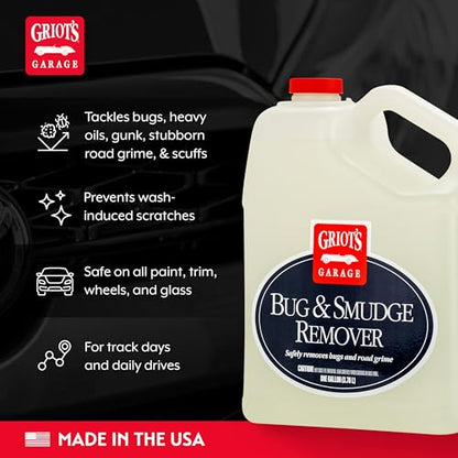 Griot's Garage Smudge Remover, Car Cleaning Spray for Spot Removal, Works on All Exterior Surfaces, Releases Smudges, Oil, Grime, and Scuffs, One Gallon - size: 128 Fl Oz (Pack of 1)