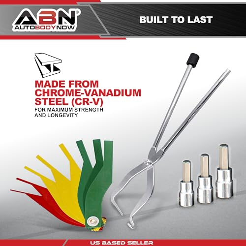 ABN 15-Piece Brake Kit with Brake Caliper Tool, Brake Drum Puller, Brake Adjusting Tool Set