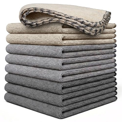 Chemical Guys, AllSwipe Multi-Purpose Microfiber Towels, 14 x 12, 9 Pack | Versatile microfiber towels for washing, drying, glass and interiors, soft and scratch-free, nine per pack - size: 9 Pack