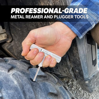 Slime 20503 Flat Tire Repair Reamer Plugger Kit, Heavy Duty, Universal, Complete 40 Piece Plug Kit - size: 40-Pieces, style: Plug Kit