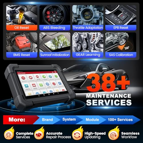 LAUNCH X431 PRO TT 2026 Newly Bidirectional Scan Tool, Bluetooth Launch Scanner with DBSCar VII Connector, 38+ Reset for All Cars, Online ECU Code, CANFD, FCA AutoAuth, VAG Guide, 2 Yrs Free Update