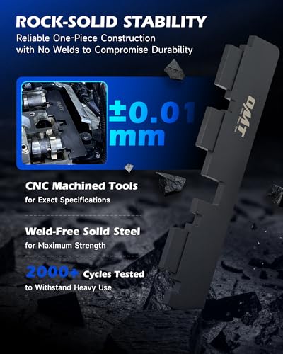 Orion Motor Tech Engine Timing Tool Kit, 10pc Engine Camshaft Belt Locking Tool Set Compatible with Ford Mazada Volvo, 1.25 1.4 1.6 1.7 2.0 2.3 2.5 Ecoboost 1.5 1.6 Camshaft Tools 303-1097