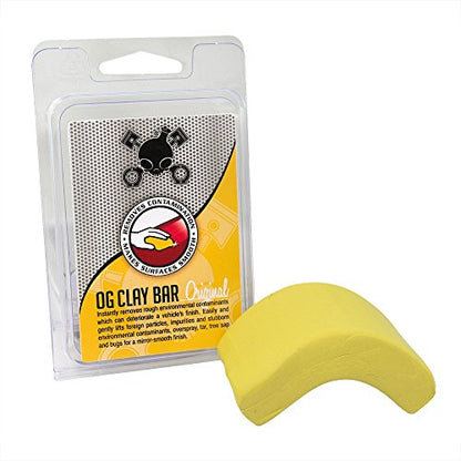 Chemical Guys Cly_400 OG Light Clay Bar, Yellow (100 g) - size: Light Duty, style: OG Light Clay Bar