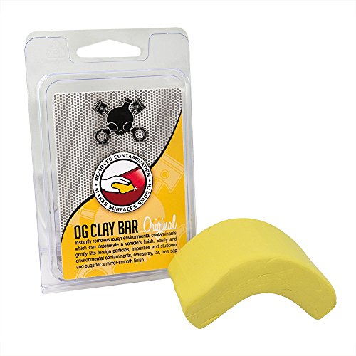Chemical Guys Cly_400 OG Light Clay Bar, Yellow (100 g) - size: Light Duty, style: OG Light Clay Bar