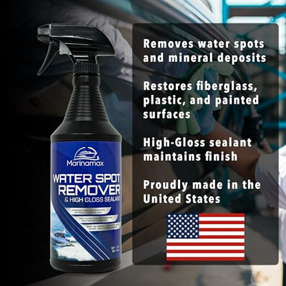 Water Spot Remover & High Gloss Sealant, Marine & Auto | Cleans and details boats, cars, RVs and motorcycles.