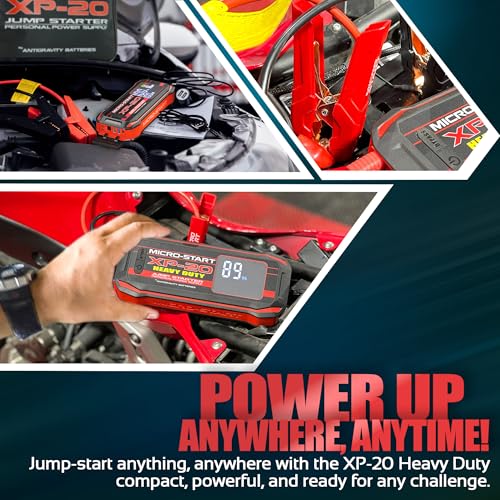 Antigravity Batteries: 4650A Jump Starter – 12V Heavy Duty Lithium Battery Booster Pack, Portable Jump Box, for up to 10.0L Gas & 8.0L Diesel Engines