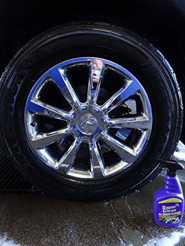 Super Clean Foaming All Wheel Cleaner Safe for All Wheels and Rims Brake Dust Cleaner Grime Eliminator - size: 1 Count (Pack of 1), style: 32 oz. Trigger
