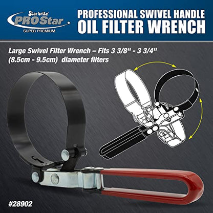 STAR BRITE OIL FILTER WRENCH (ADJ) 2 3/4 X 4