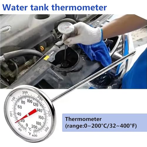 Radiator Pressure Tester Kit, Coolant Pressure Tester & Vacuum Refill Kit, 28Pcs Universal Cooling System Vacuum Fill Tool & Leak Tester for Car Truck SUV Motorcycle