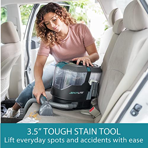 Kenmore KW2001 SpotLite Portable Carpet Spot Cleaner & Pet Stain Remover, 17Kpa Powerful Suction with Versatile Tools for Upholstery, Couches, Car and Auto Detailer, Gray | 17Kpa Powerful Suction, Versatile Tools for Upholstery, Couches, Car, Auto Detaile