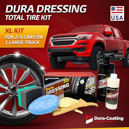 Dura-Dressing Total Tire Kit XL (2-3 Cars/1 Large Truck) - size: 1 Count (Pack of 1)