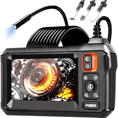 Daxiongmao Endoscope Camera with Light, 1080P HD Borescope, IP67 Waterproof Snake Camera – Ideal for Inspecting Walls, Vents, Automotive Engines, Pipes – A Great Gift Tool for Men (50ft) - size: 50FT