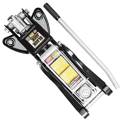 Torin Black Jack AT825010BJ Low Profile Floor Jack, 2.5 Ton (5,000 lb) Capacity