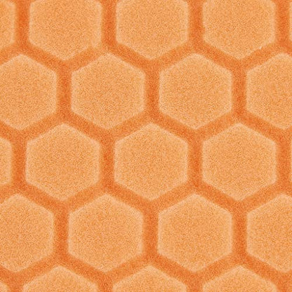 Chemical Guys, Hex-Logic Medium-Heavy Cutting Pad, Orange, 6.5 in for 6 in | Medium to heavy cutting foam pad cuts swirls and defects, fits 6 in backing plates for dual-action polishers - size: 6.5 Inch Pad (1 Pack), style: Medium Cutting