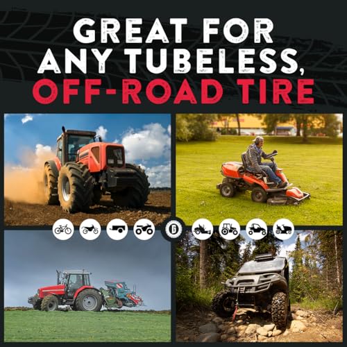 GlueTread Tractor Sidewall Tire Repair Kit | Off-Road Puncture Repair Anywhere No Need to Remove Tire | Enough Material to Patch 5-7 Tires | Puncture Repair Kit for Tractors, Trailers and Mowers