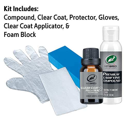 Turtle Wax 53836 Hybrid Solutions Scratch Repair Kit, Car Scratch Remover and Restorer That Repairs Surface Scratches, Swirls, Paint Transfer and More, Boxed Kit