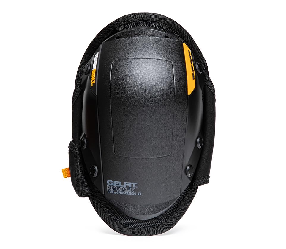 ToughBuilt - GelFit Rocker Knee Pads, Rocker Shell, TBL-KP-G201-R | Rocker Shell Design, Gel Cushioning, EVA Foam, Adjustable Straps, Smooth Jobsite Mobility - size: GelFit Rocker