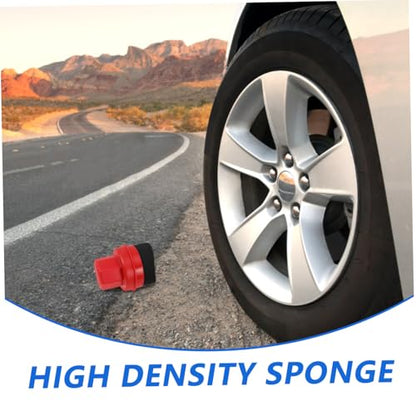STOBAZA High-Density Foam Tire Shine Applicator Sponge Car Wax Buffing Pad Set for Automotive Detailing Comfortable to Hold Polishing Tool for Cars SUVs and Trucks