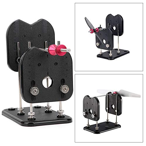RC Prop Balancer, Durable Plastic Metal Spin Support for Precise Propeller Blade Balancing, 4mm Shaft Compatible for RC Helicopter Multirotor Drone Pilots and Model Airplane Enthusiasts