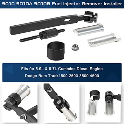 9010 Fuel Injector Remover Puller Fits for 5.9L & 6.7L Cummins Diesel Engine/Dodge Ram Truck1500 2500 3500 4500# 9010A 9010B