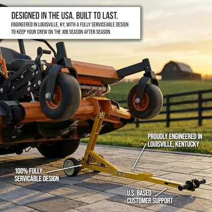 Jungle Jim's Jungle Jack V2 Mower Jack - Lift Most Mowers, Even ZTRs - 800 Pound Capacity!