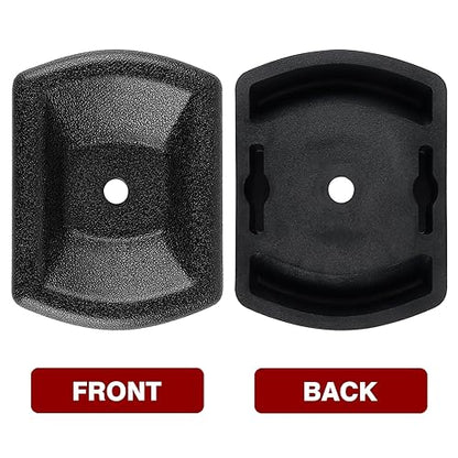 Jack Wheel Chock, Heavy Duty Reinforced Rubber Jack Caster Wheel Dock for Caravans and Trailers, Wheel Chock Stabilizer Wheel Stopper for 6 Inch Jockey Wheels - color: Small - Single Wheel