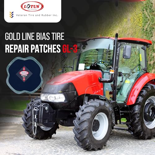 Lotus Gold Line Bias Tire Repair Patches GL-3 - size: 5x5"