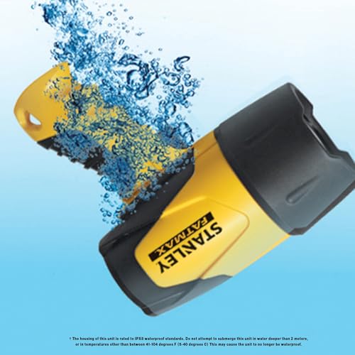 STANLEY FATMAX FL5W10 Rechargeable 600 Lumen Lithium Ion Waterproof LED Spotlight Flashlight - style: 600 Lumen