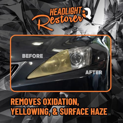 Chemical Guys, Headlight Restore & Protect, Clears Cloudy Lenses, 16 oz | All-in-one formula clears cloudy, yellowed headlights and leaves a coating that helps guard against fading - style: Headlight Restorer 16 oz