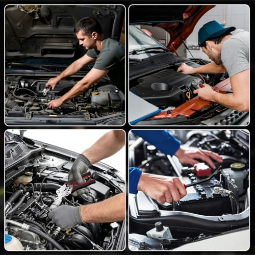 BURMONG Car Clip Pliers, Car Trim Removal Tool with 2Pcs Stainless Steel Fastener Removers, for Automotive Interior, Door Panels, Dashboards, Bumpers & Plastic Rivets