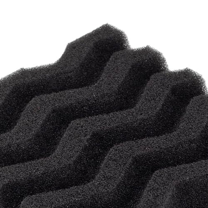 Maxshine Hydro-Tech Tire Foam Applicator Pad Waxing Sponge for Car Detailing, Zigzag-Cut Design for Superior Coverage – Scratch-Free Sponge for Tire Shine, Wax, Sealants & Glazes