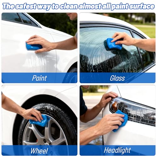 MAQIHAN Clay Bar Kit Car Clay Bar - 3 Pack 100g Clay Bars Auto Detailing ith Washing and Adsorption Capacity, Magic Claybar Car Detailing Kit for Car Detailing Car Wash Clean, Shiny Car Stuff