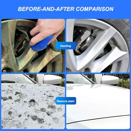 2PCS Car Clay Bar, Auto Detailing Magic Clay Bar Cleaner, Premium Grade Clay Bars, Auto Clean Wash Bars with Washing and Adsorption Capacity, Car Accessories Clay Bar for Cleaning Car (2PCS)